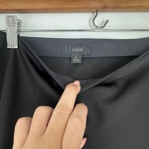 J. Crew Elegant Black Pencil Skirt